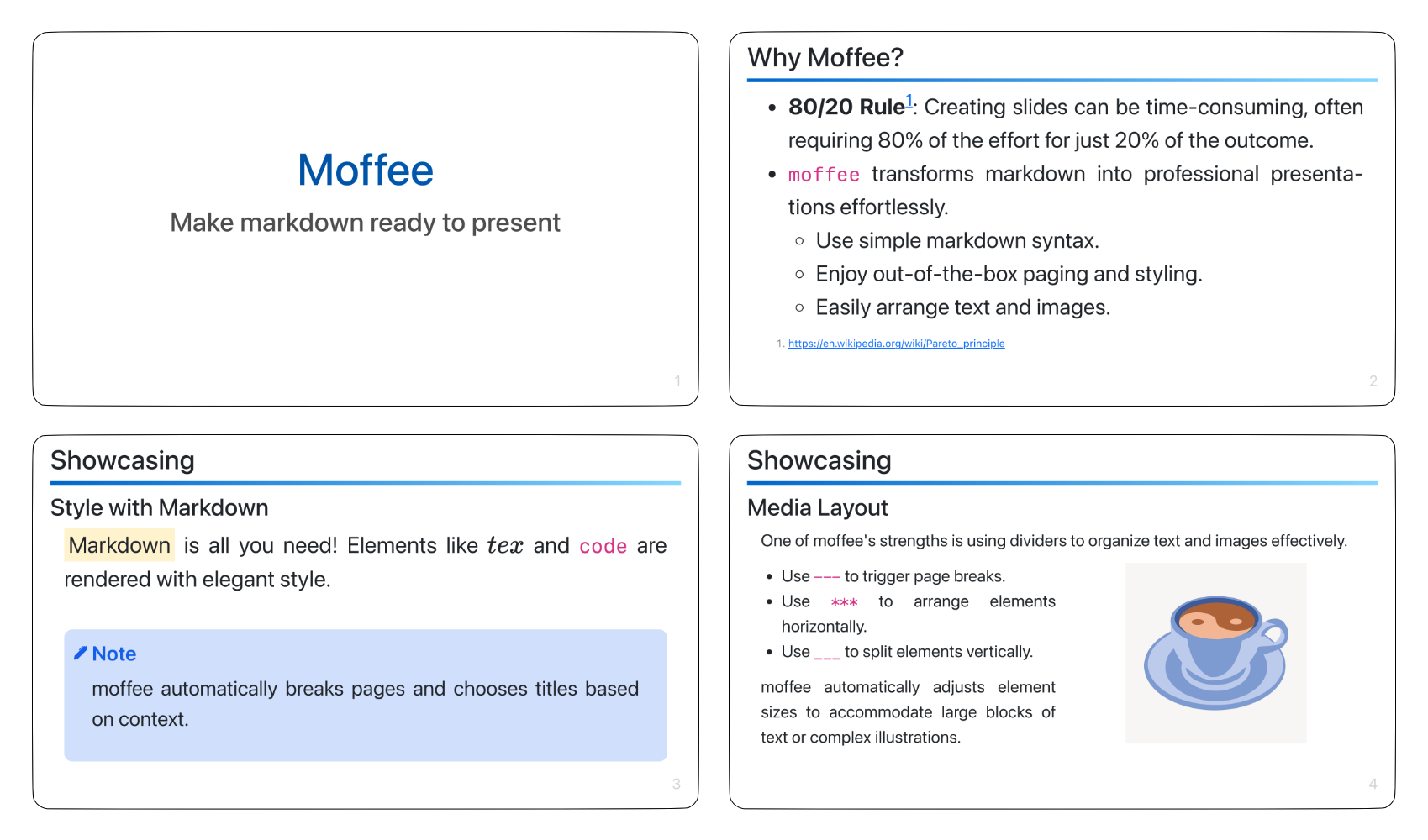 Github moffee(幻灯片制作) - 旧人软件阁-旧人软件阁