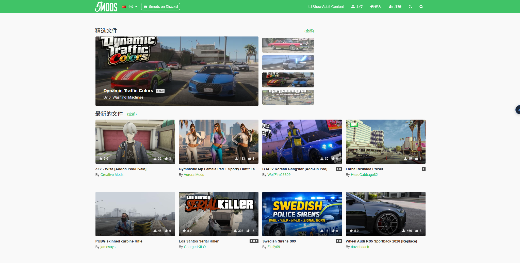 GTA5-Mods - 一站式侠盗猎车手5模组、脚本与工具下载站-旧人软件阁